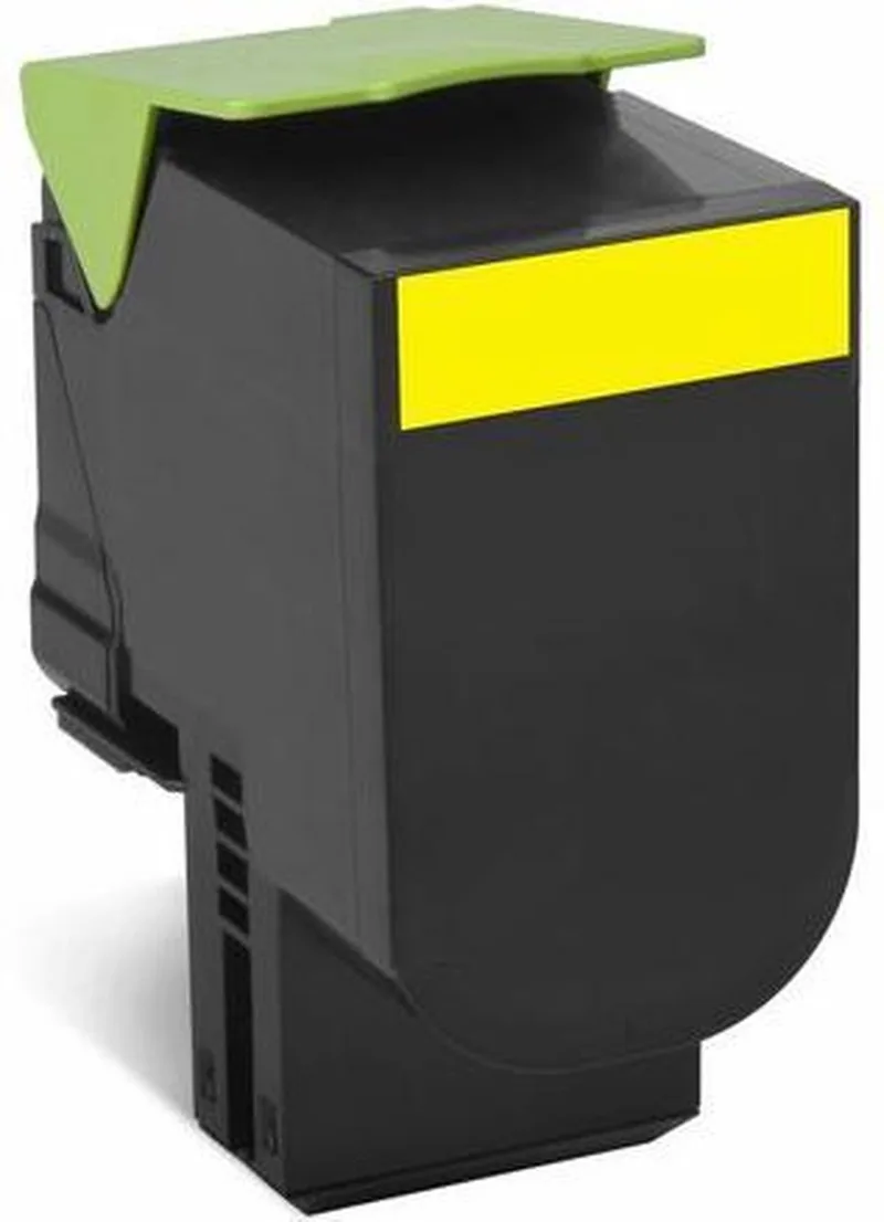 CS310/CS410/CS510 - 702HYE tonercartridge 3.000 pagina s 1-pack van Lexmark in Geel – productfoto