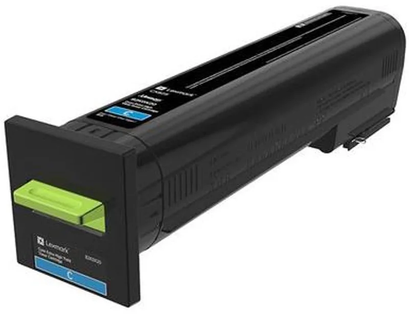 CX825 tonercartridge 1 stuk(s) Origineel van Lexmark in Cyaan – productfoto