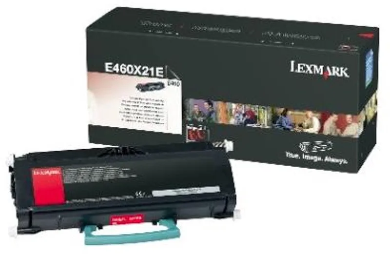 E460 tonercartridge standard capacity 15.000 pagina's 1-pack van Lexmark in Zwart – productfoto