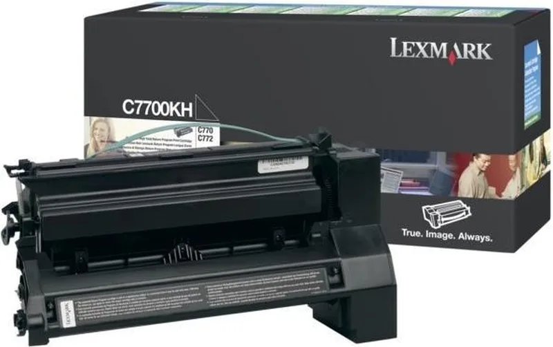 Hoog Rendement Retourprogramma Printcartridge Voor C770/C772 fra Lexmark i Sort – produktbillede
