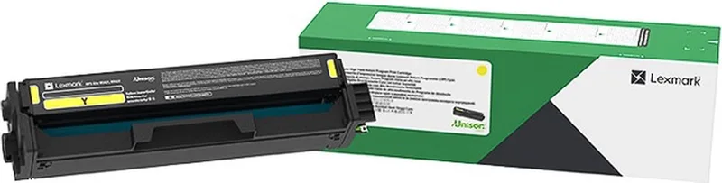 Lexmark 20N2XY0 tonercartridge 1 stuk(s) Origineel van Lexmark in Geel – productfoto