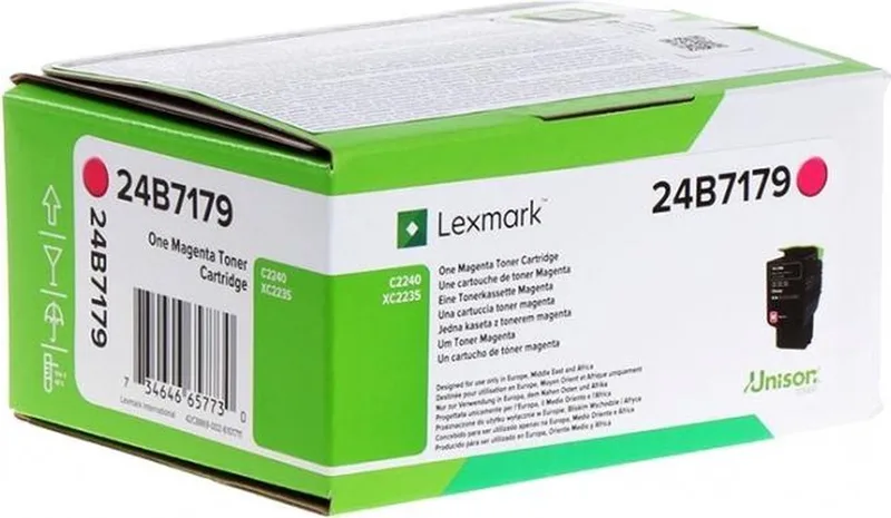 Lexmark 24B7179 tonercartridge 1 stuk(s) Origineel de Lexmark en Magenta – photo produit