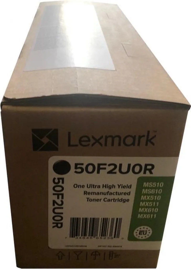 Lexmark 50F2U0R tonercartridge 1 stuk(s) Origineel Zwart från Lexmark – produktbild