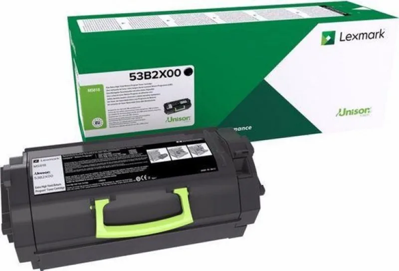 Lexmark 53B2X00 tonercartridge 1 stuk(s) Origineel van Lexmark in Zwart – productfoto