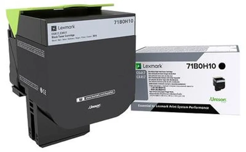 Lexmark 71B0H10 tonercartridge 1 stuk(s) Origineel de Lexmark en Noir – photo produit