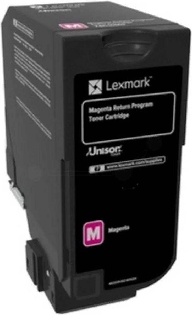 Lexmark - 74C2HME - Toner van Lexmark in Magenta – productfoto