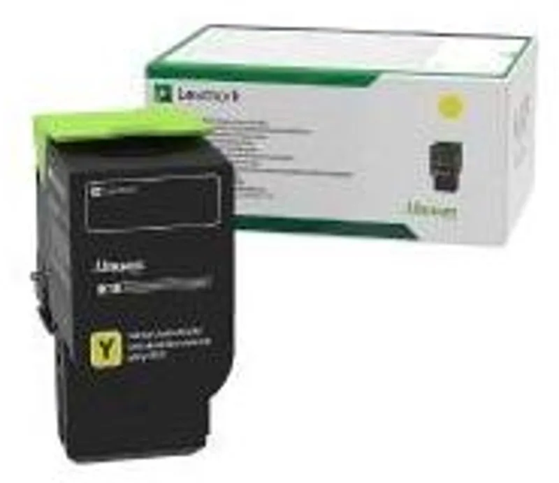 Lexmark 78C2UY0 tonercartridge 1 stuk(s) Origineel van Lexmark in Geel – productfoto