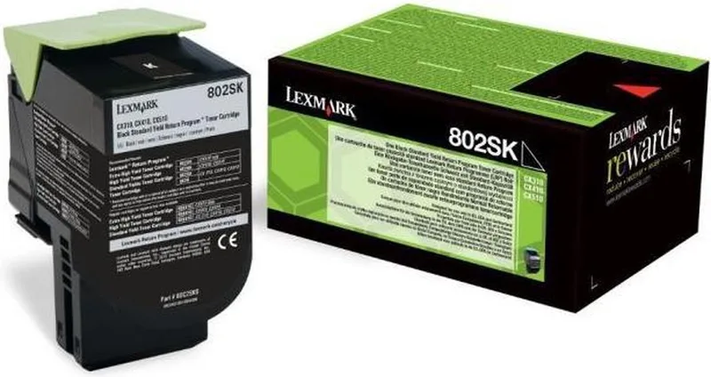 LEXMARK 802SK tonercartridge by Lexmark in Black – product photo