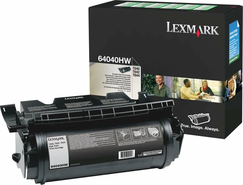 T64X tonercartridge von Lexmark in Schwarz – Produktfoto