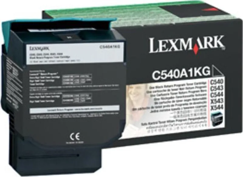 Toner Cartridge 1k F C54x/X54x van Lexmark in Zwart – productfoto
