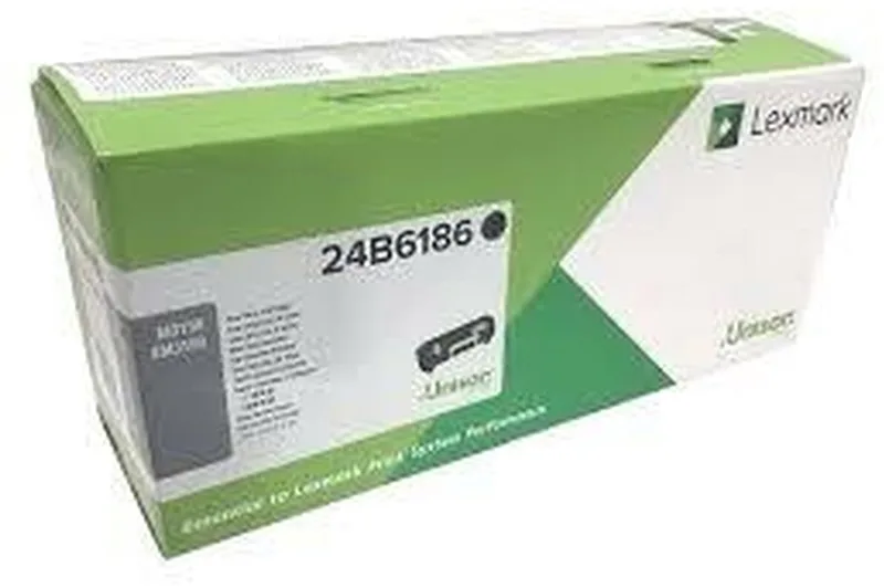 Toner Lexmark 24B6186 Black van Lexmark in Zwart – productfoto
