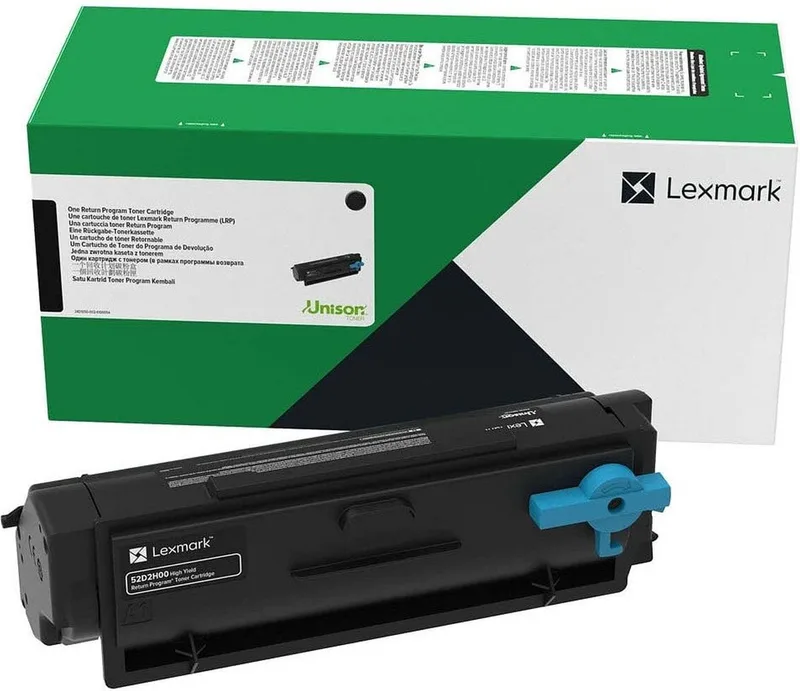 Toner Lexmark 55B2H00 Black White/Black von Lexmark in Schwarz – Produktfoto
