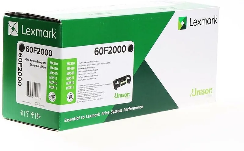 Toner Lexmark 602 Black by Lexmark in Black – product photo