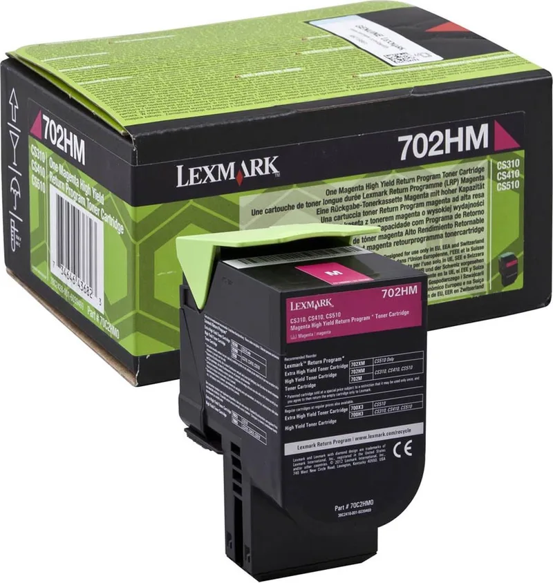 Toner Lexmark 702HM R by Lexmark in Magenta – product photo