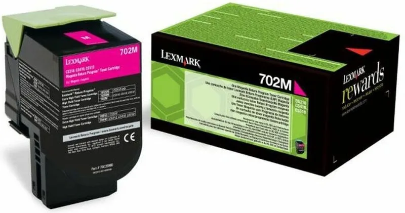 Toner Lexmark 702M R Magenta by Lexmark in Black – product photo
