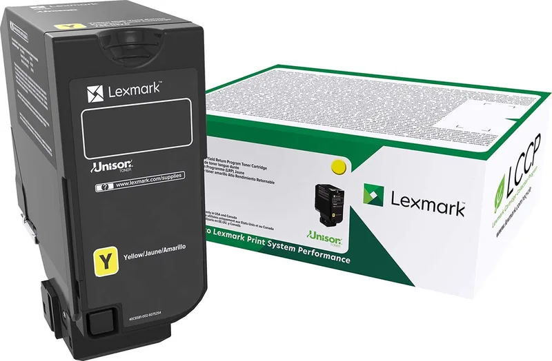 Toner Lexmark 75B20Y0 van Lexmark in Geel – productfoto