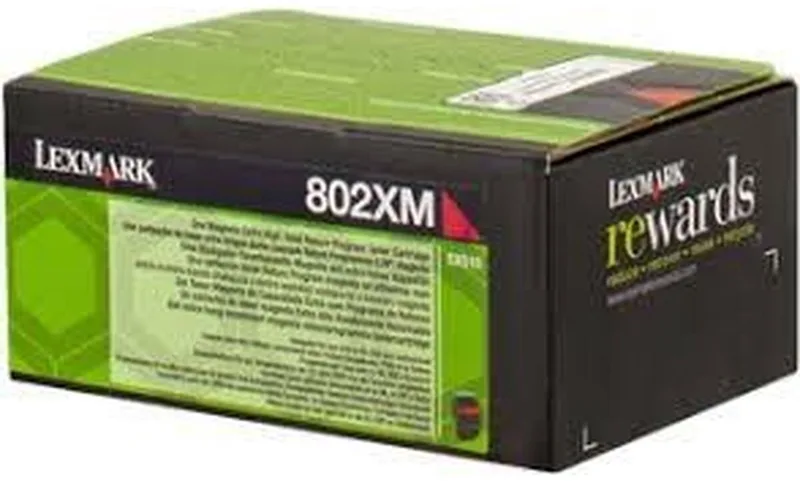Toner Lexmark 802XM van Lexmark in Magenta – productfoto