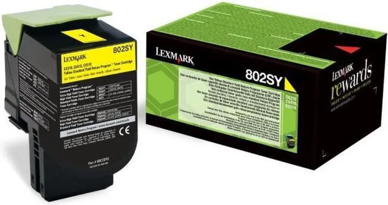 Toner Lexmark Black de Lexmark en Jaune – photo produit