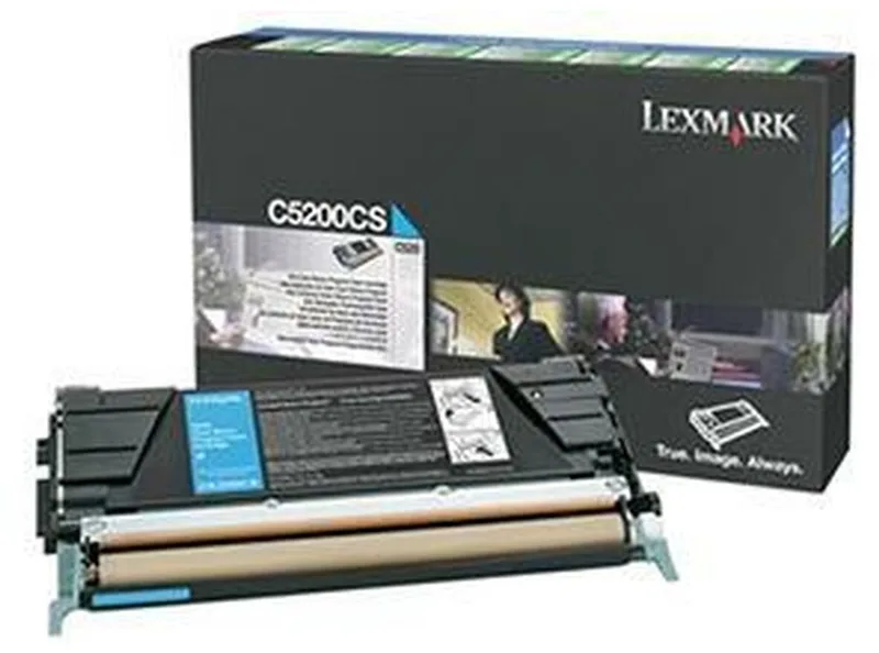 Toner Lexmark C5200CS Cyan de Lexmark en Cyaan – photo produit