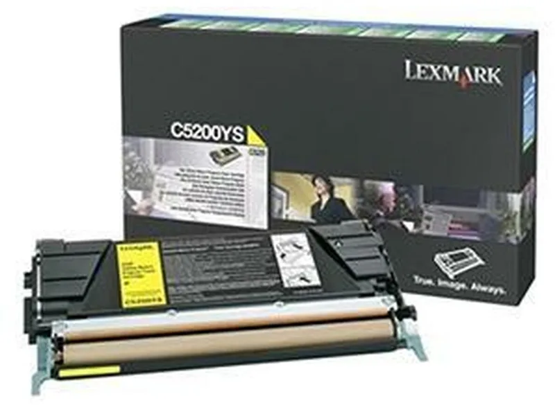 Toner Lexmark C5200YS van Lexmark in Geel – productfoto