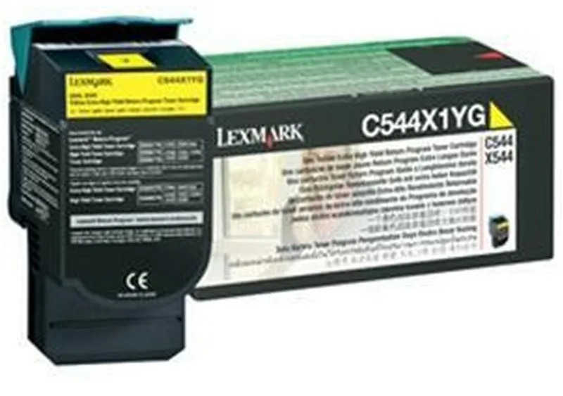 Toner Lexmark C544X1YG de Lexmark en Jaune – photo produit