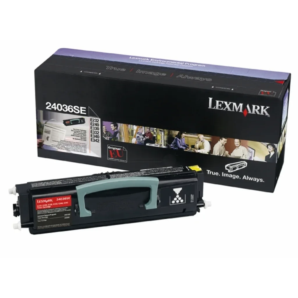 Toner sort 2.500 sider 0024036SE Sort de Lexmark – photo produit