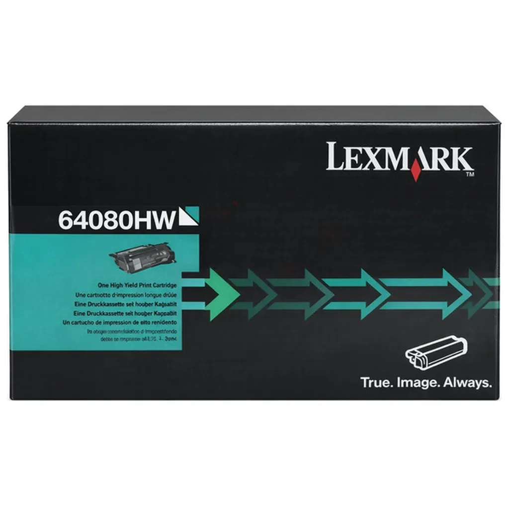 Toner 64080HW - Noir de Lexmark – photo produit