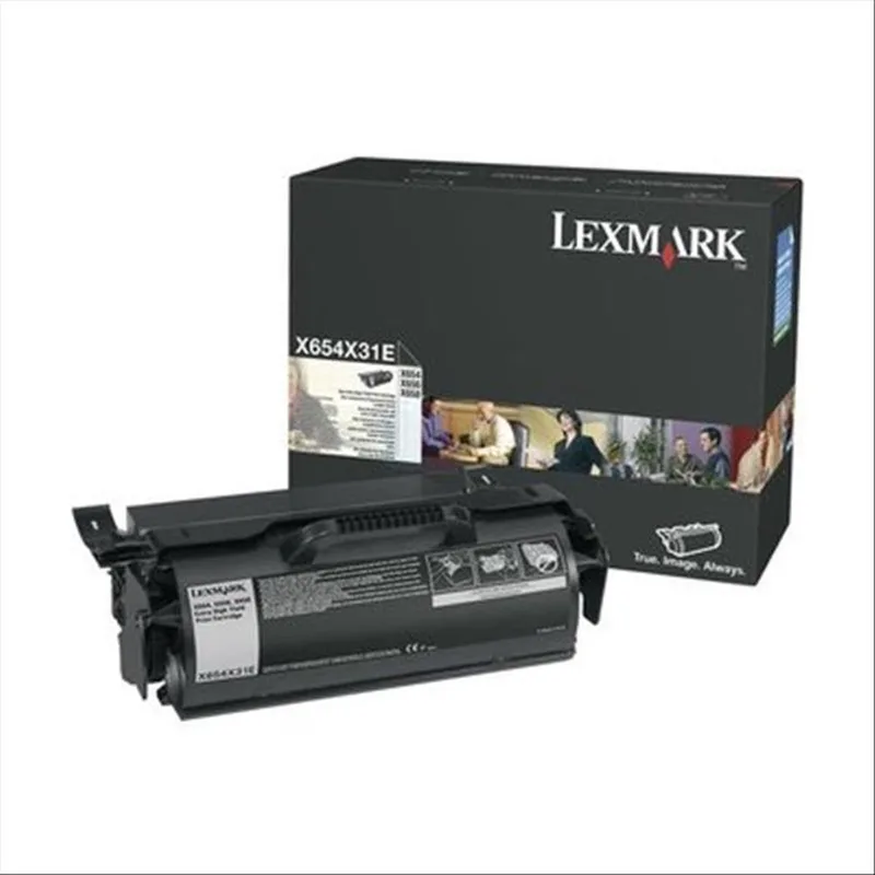 Tonercartridge 0X654X31E black van Lexmark in Zwart – productfoto