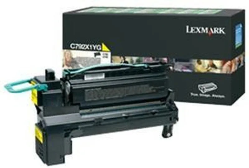 Tonercartridge C792X1YG de Lexmark en Jaune – photo produit