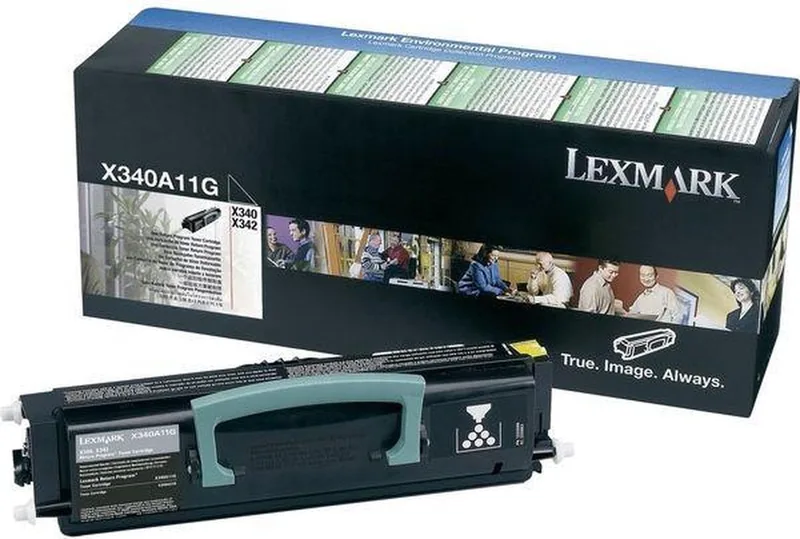 X340A11G - Toner van Lexmark in Zwart – productfoto