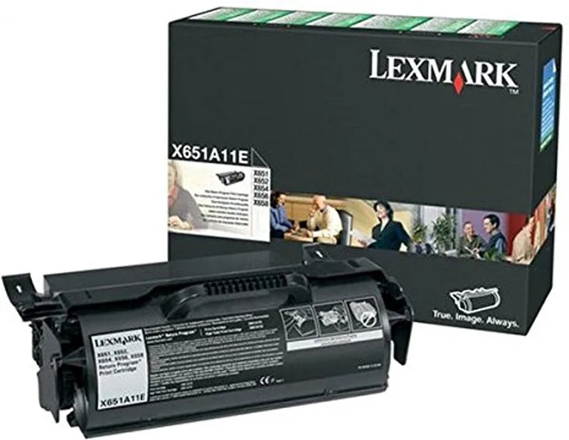 X651/ X652/ X654/ X656/ X658/ toner cartridge van Lexmark in Zwart – productfoto