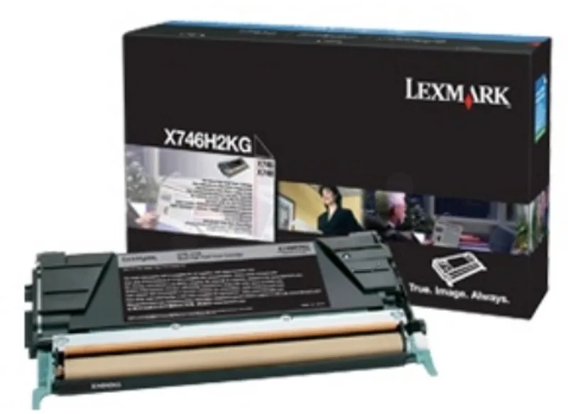 X746, X748 tonercartridge high capacity 12.000 pagina's 1-pack fra Lexmark i Sort – produktbillede