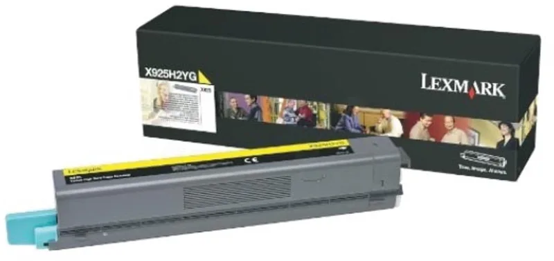 X925H2YG Tonercartridge - Geel van Lexmark in Meerkleurig – productfoto