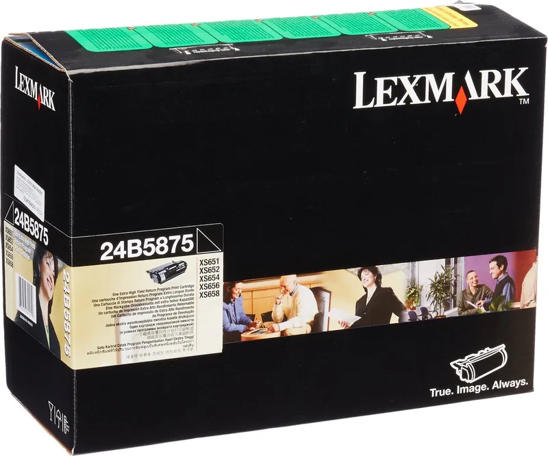XS652de, XS654de, XS658x toner by Lexmark in Black – product photo