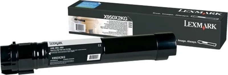 XS955de toner standard capacity 32.000 paginas 1-pack Return Programme by Lexmark in Black – product photo