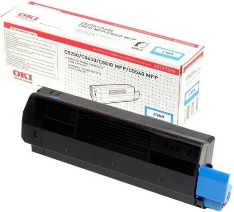 C5250 - Tonercartridge - Hoge capaciteit von OKI in Cyaan – Produktfoto