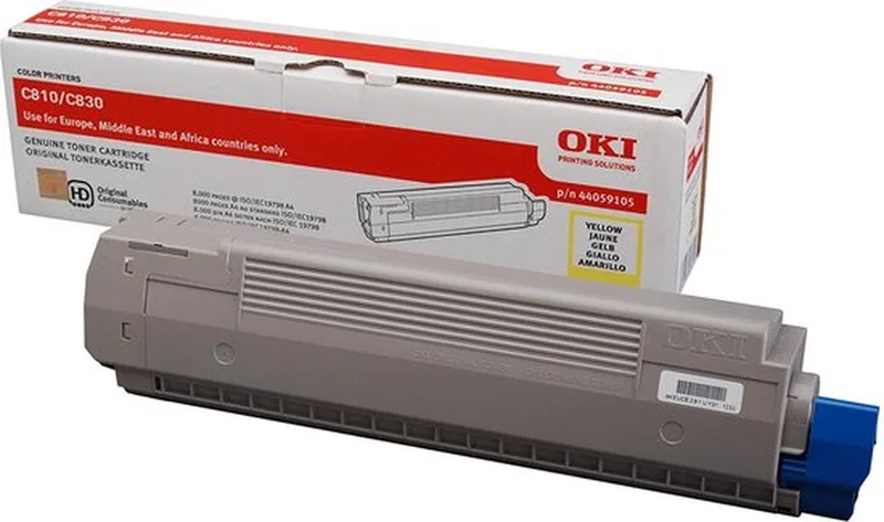 C810, C830 tonercartridge standard capacity 8.000 pagina's 1-pack de OKI en Magenta – photo produit