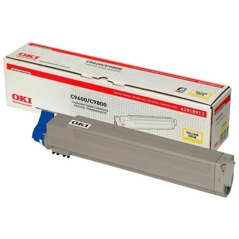 C96/98 - Tonercartridge Geel van OKI in Geel – productfoto