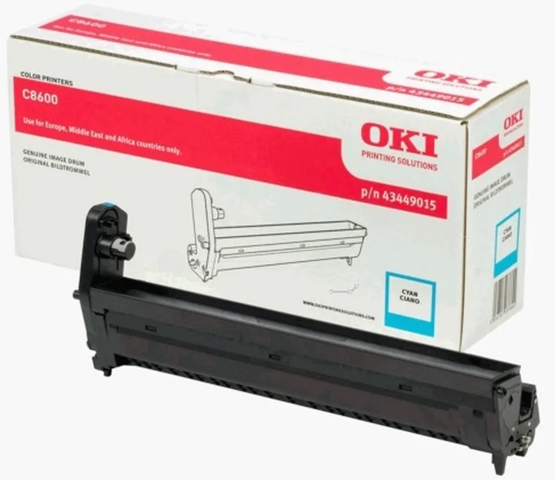 Drum C8600 cyaan (20K) van OKI in Cyaan – productfoto