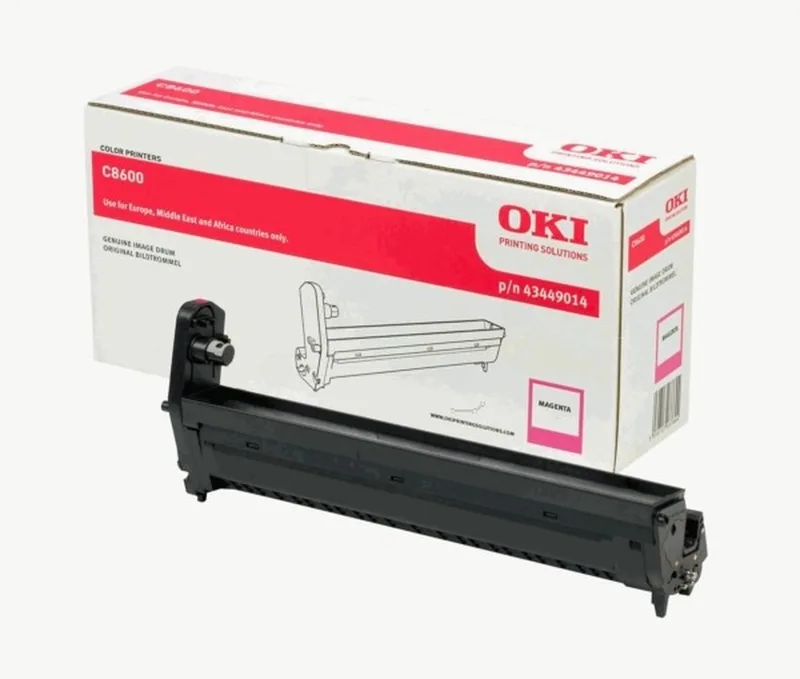 Magenta Drum voor o.a. C8600 20.000pagina's Magenta, 43449014 van OKI in Magenta – productfoto