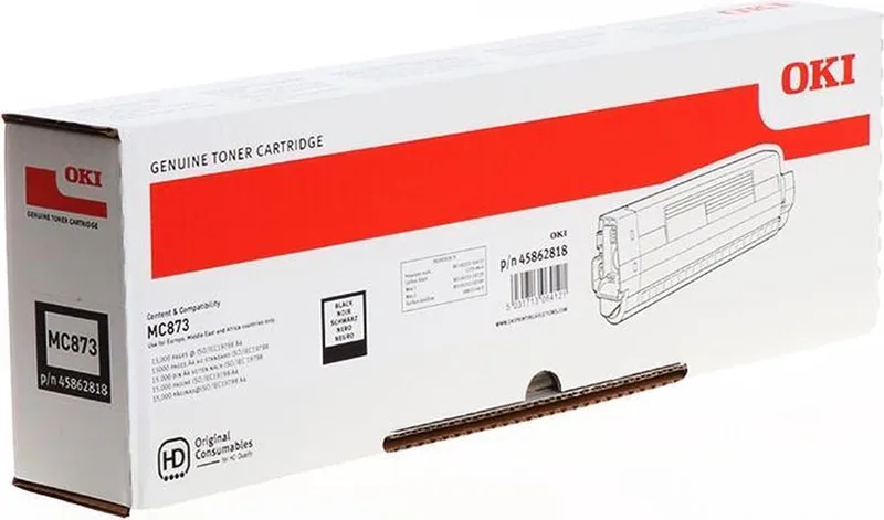 MC853 MC873 OKI Toner 45862818 de OKI en Noir – photo produit
