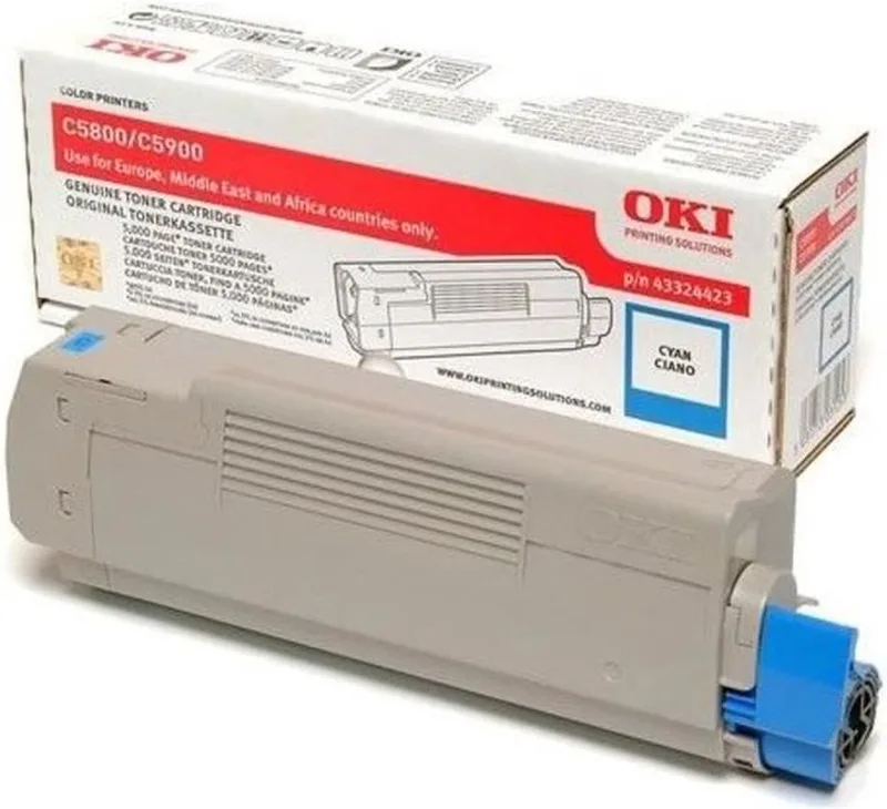 Oki 43324423 Tonercartridge de OKI en Cyaan – photo produit