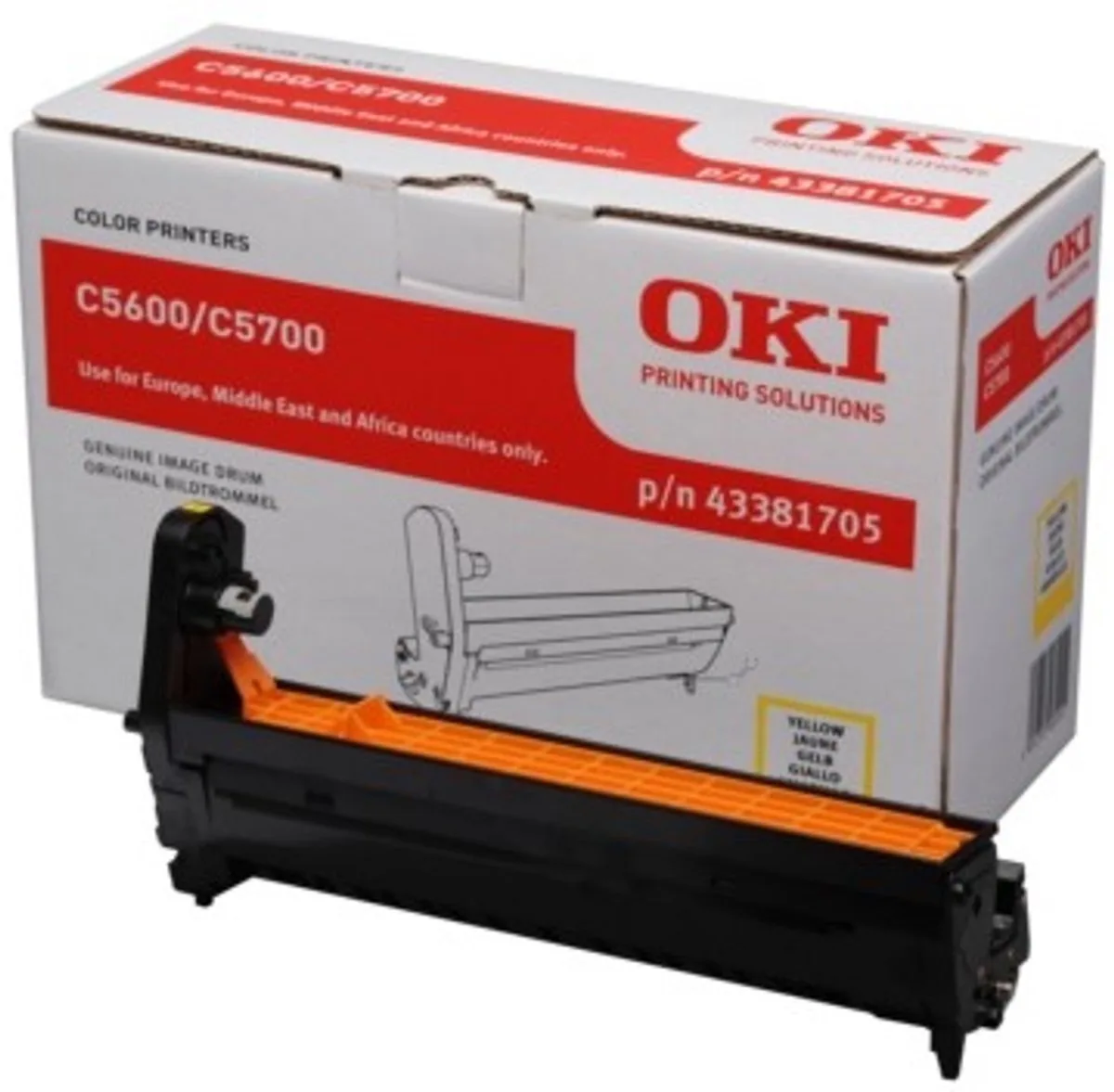 OKI - 43381705 - Drum Kit LET OP: Geen Toner! de OKI en Magenta – photo produit