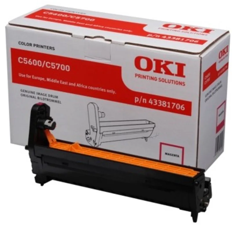 OKI - 43381706 - Drum Kit LET OP: Geen Toner! från OKI i Magenta – produktbild