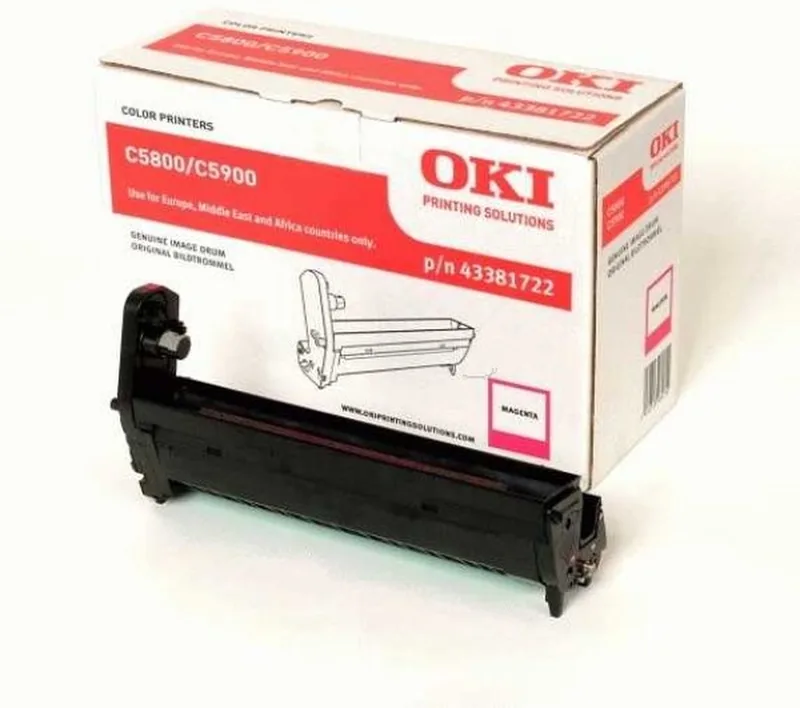 OKI - 43381722 - Drum Kit LET OP: Geen Toner! van OKI in Magenta – productfoto
