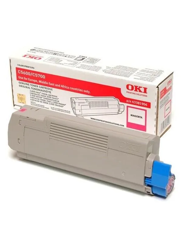 OKI 43381906 Toner - Lasertoner von OKI in Magenta – Produktfoto