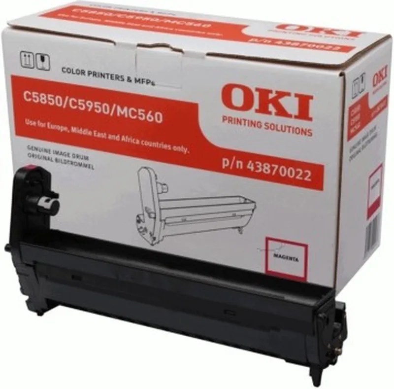OKI - 43870022 - Drum Kit LET OP: Geen Toner! van OKI in Magenta – productfoto