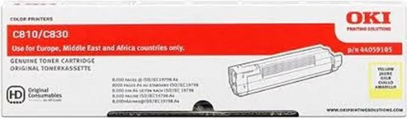 OKI - 44059105 - Toner van OKI in Geel – productfoto