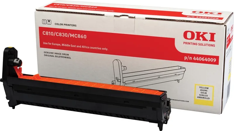 OKI - 44064009 - C800 - Drum Kit LET OP: Geen Toner! van OKI in Geel – productfoto