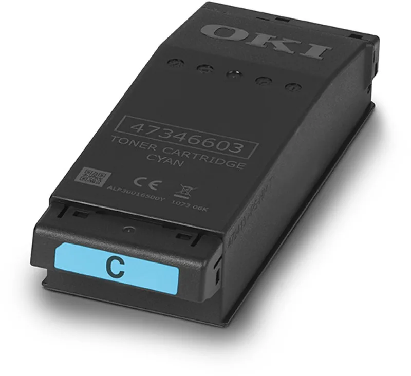 Toner 6K pour C650 van OKI in Cyan – productfoto